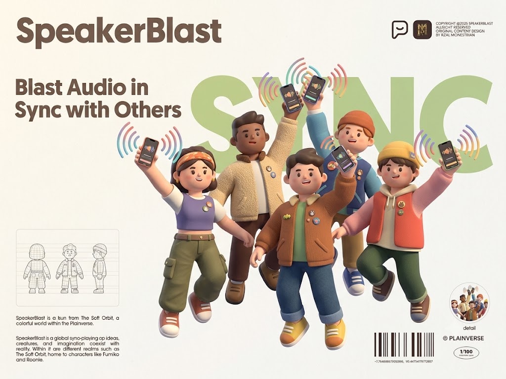 SpeakerBlast Synchronized Audio System Grid View